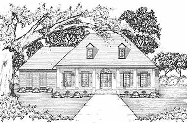 3-Bedroom, 2127 Sq Ft Colonial House Plan - 139-1183 - Front Exterior