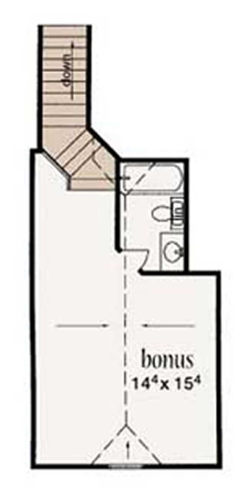 Bonus Room of Country Plan #139-1189