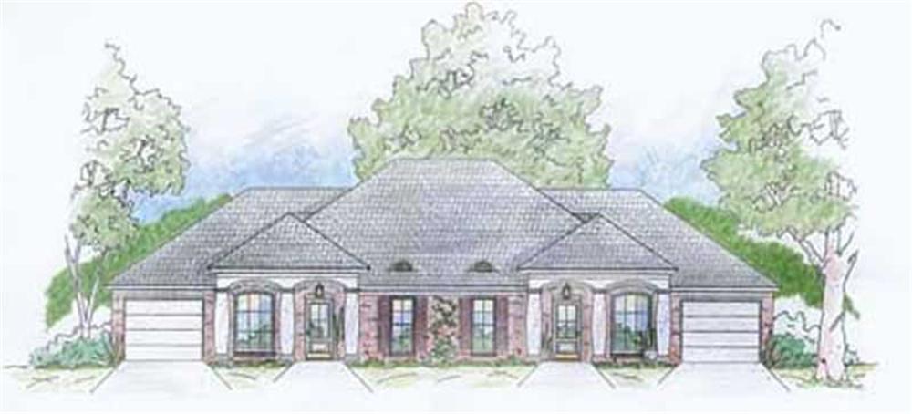 Main image for house plan # 9643