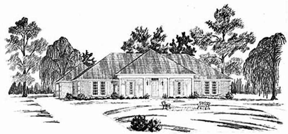 Colonial home (ThePlanCollection: Plan #139-1202)