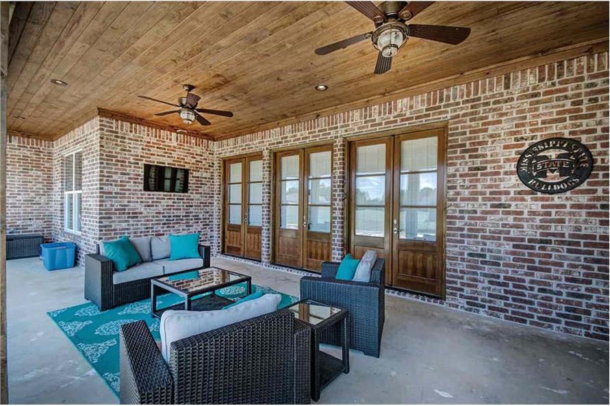 Porch of this 4-Bedroom,3410 Sq Ft Plan -3410