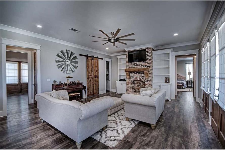 Family Room of this 4-Bedroom,3410 Sq Ft Plan -3410