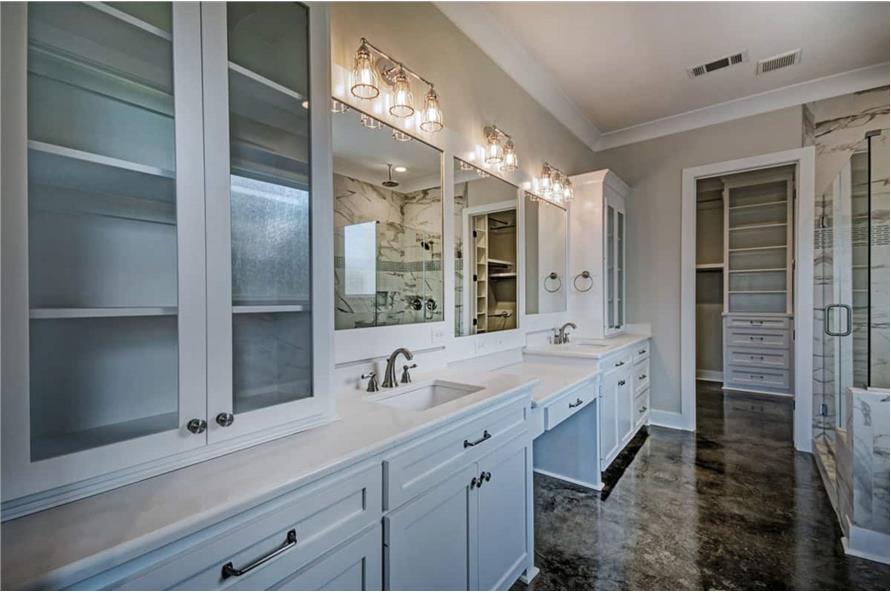 140-1097: Home Interior Photograph-Master Bathroom: Sink/Vanity