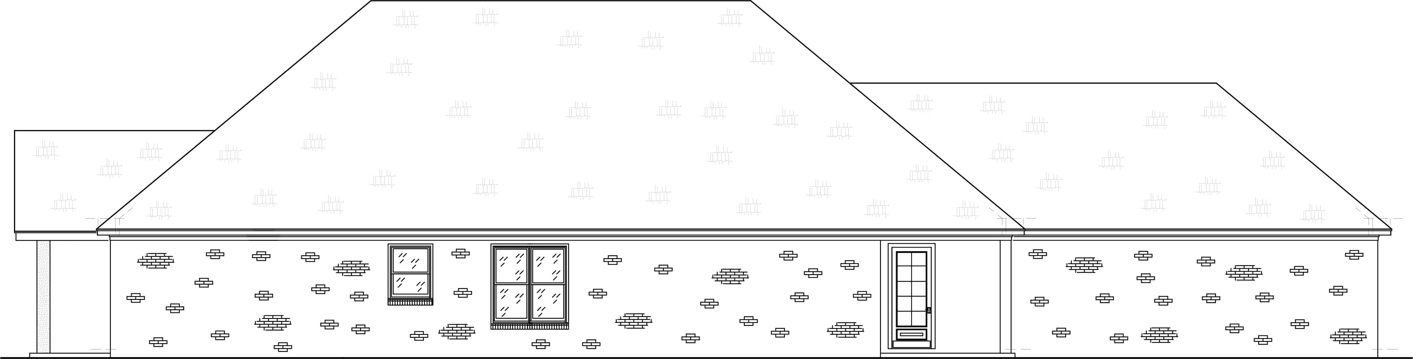 Home Plan Right Elevation of this 4-Bedroom,2566 Sq Ft Plan -140-1104