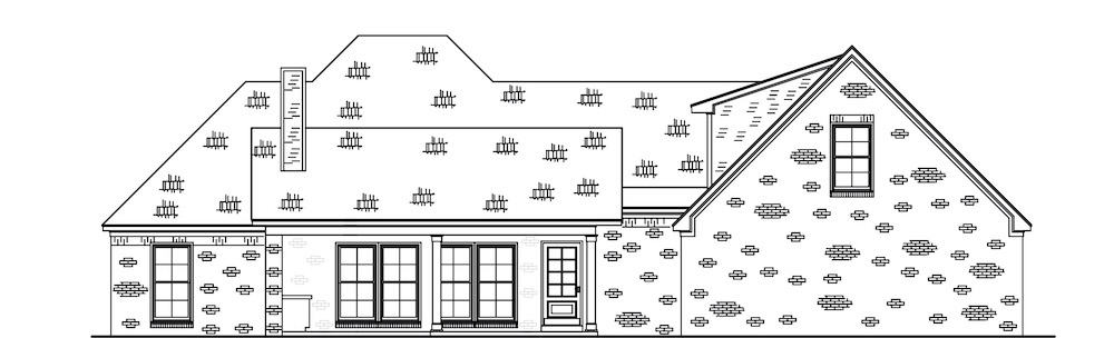 Home Plan Left Elevation of this 3-Bedroom,2176 Sq Ft Plan -140-1118