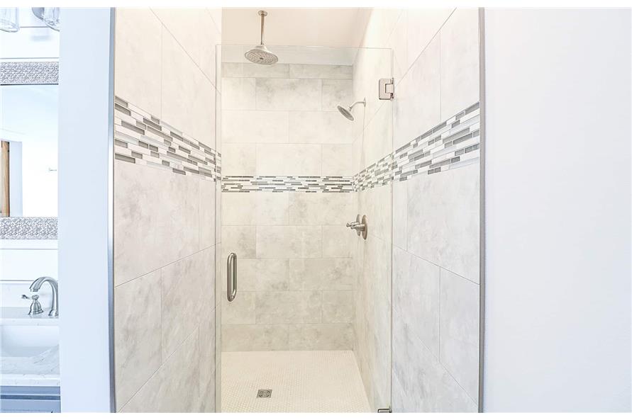140-1135: Home Interior Photograph-Master Bathroom: Shower