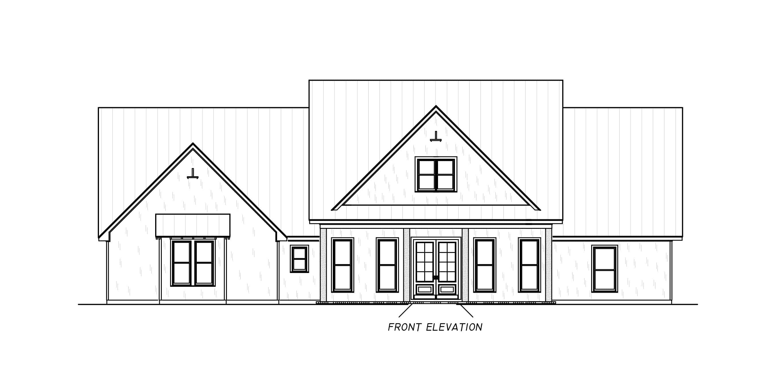 Home Plan Front Elevation of this 4-Bedroom,2845 Sq Ft Plan -140-1151