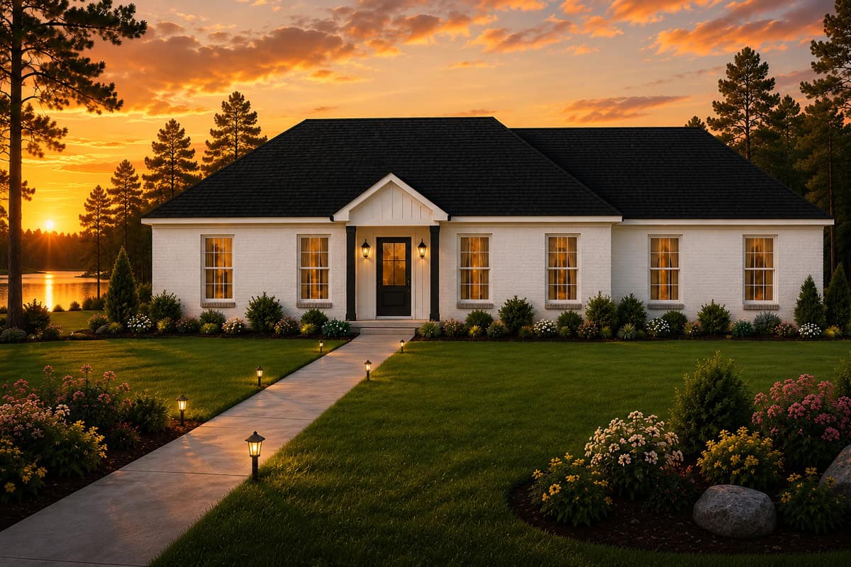 Front View of this 2-Bedroom,1644 Sq Ft Plan -140-1158