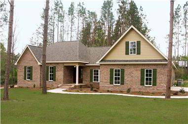 4-Bedroom, 3000 Sq Ft Country House Plan - 141-1005 - Front Exterior