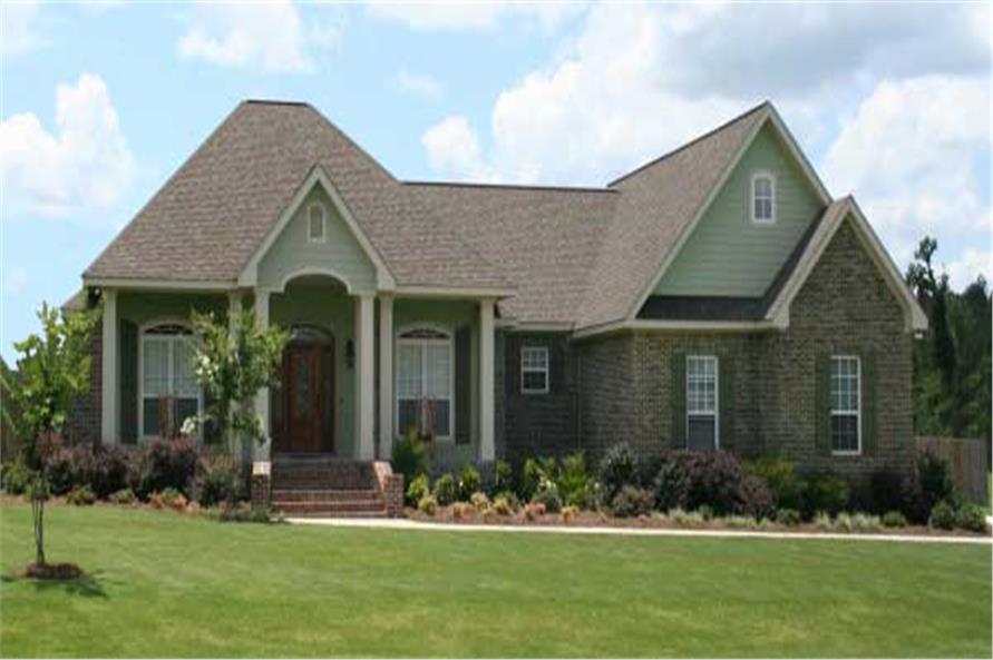 3-Bedroom, 3499 Sq Ft Country Home Plan - 141-1058 - Main Exterior