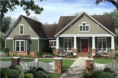 4-Bedroom, 2199 Sq Ft Country Home - Plan #141-1107 - Main Exterior