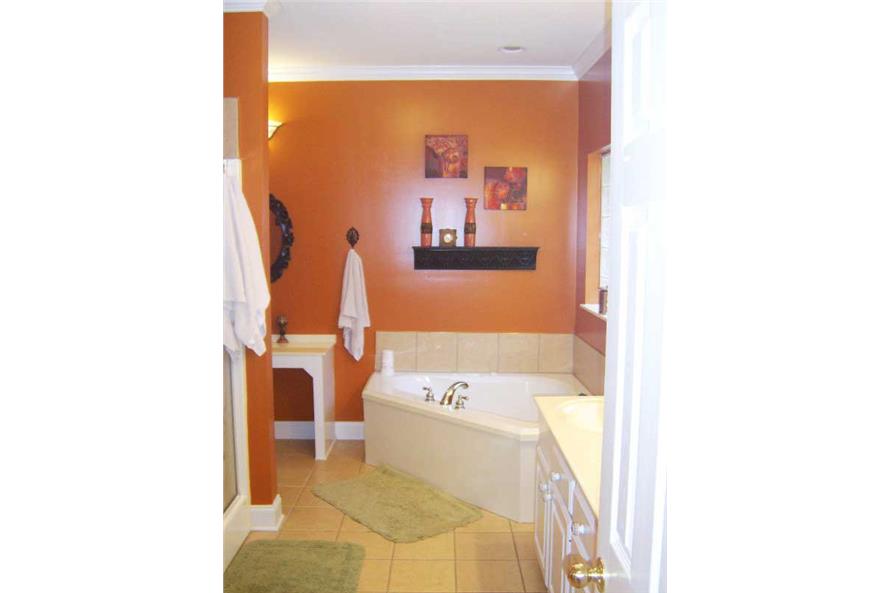 Master Bathroom: Tub of this 3-Bedroom, 1639 Sq Ft Plan - 141-1135