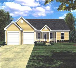 3 Bedrm 1400 Sq Ft Affordable Country House Plan 141 1152