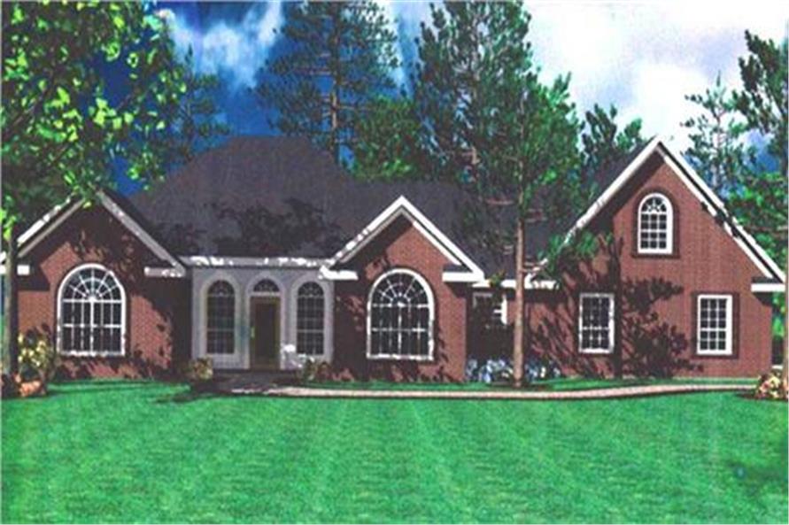 141-1158 house plan front rendering