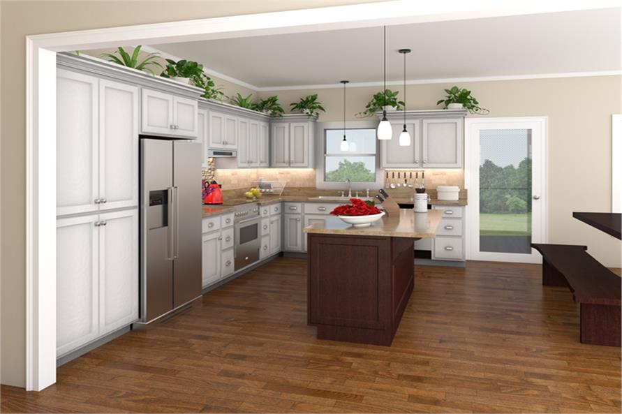 Kitchen of this 3-Bedroom,1800 Sq Ft Plan -1800