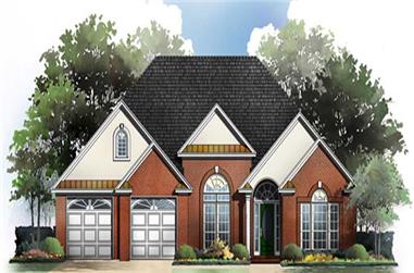 3-Bedroom, 1900 Sq Ft Country House Plan - 141-1178 - Front Exterior
