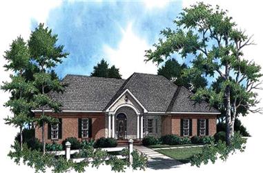 3-Bedroom, 1896 Sq Ft Country House Plan - 141-1232 - Front Exterior