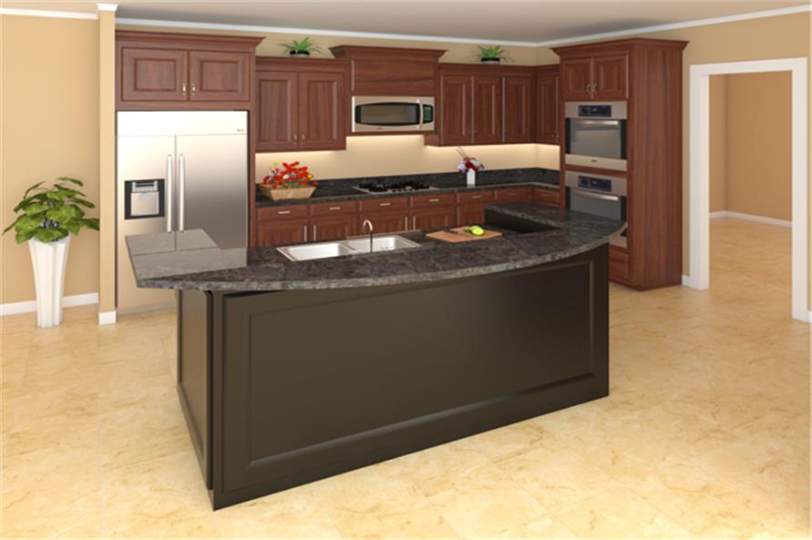 Kitchen of this 4-Bedroom, 2336 Sq Ft Plan - 141-1240