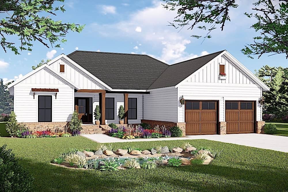  Ranch  Home  Plan  3  Bedrms 2 Baths 1600 Sq Ft 141 1316