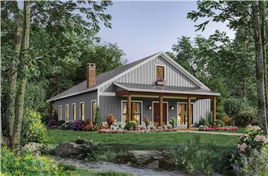 3-bedroom farmhouse style home with 1800 square feet and 2.5 baths