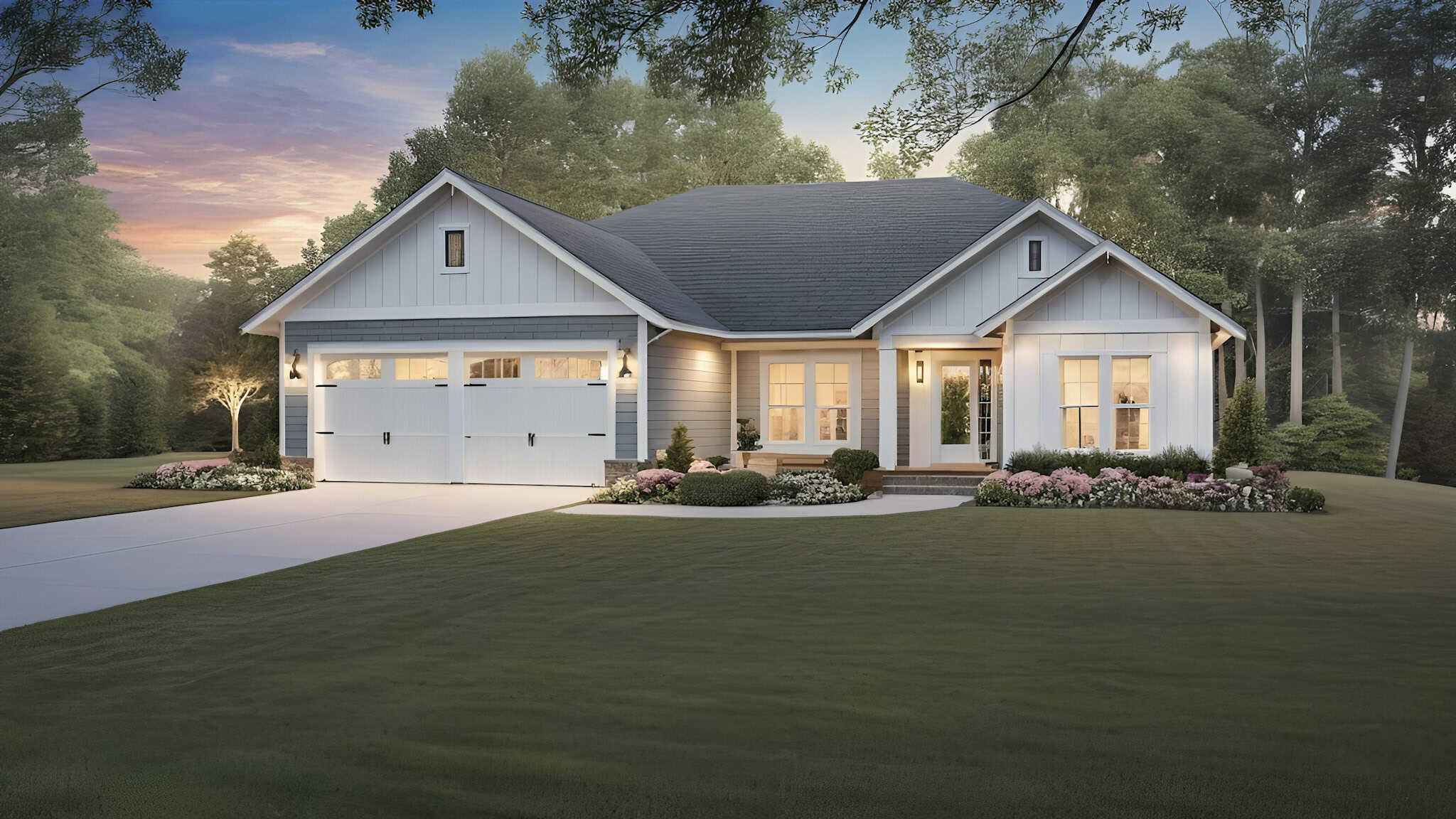 Front View of this 3-Bedroom,1416 Sq Ft Plan -141-1346