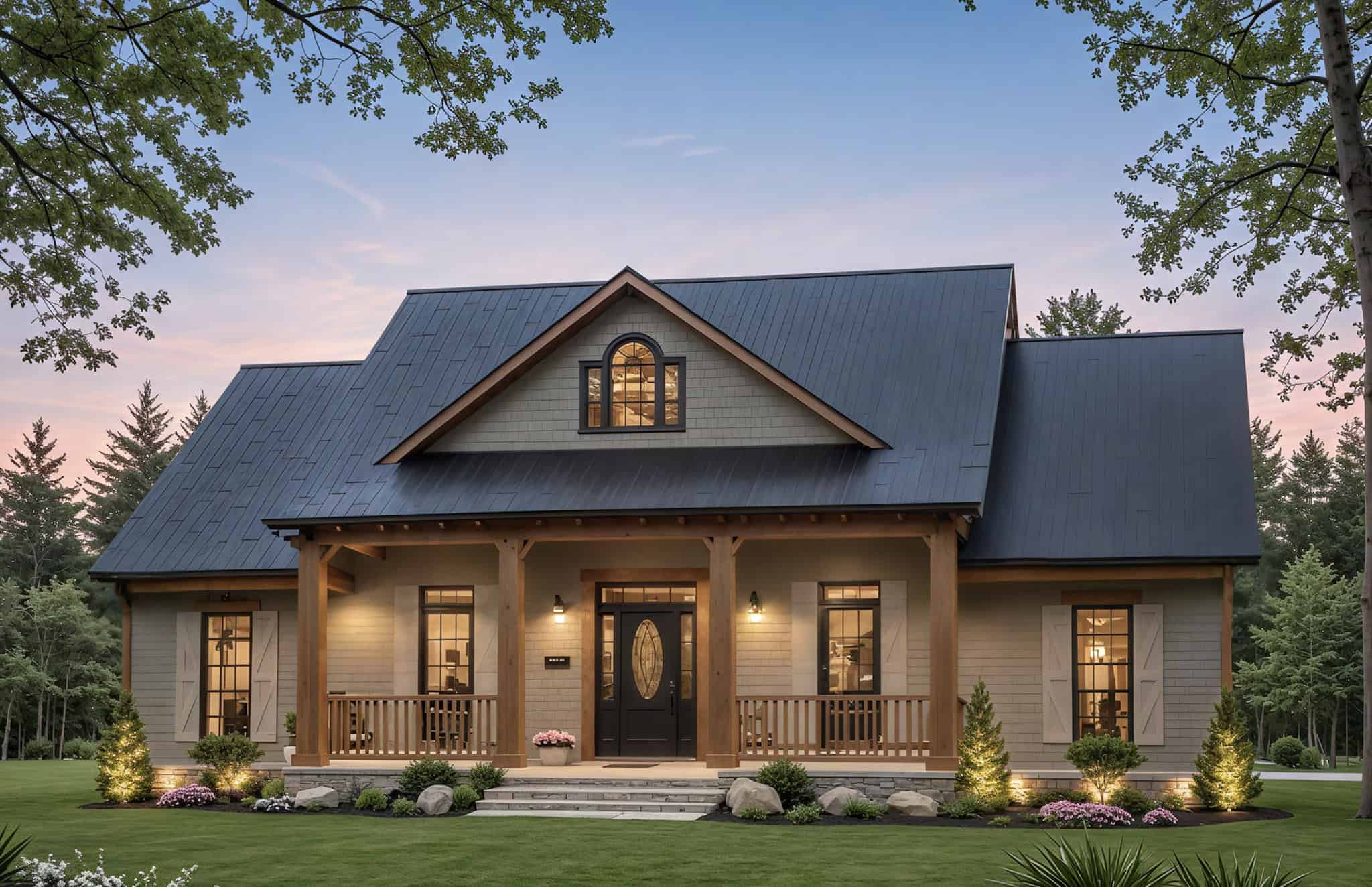 Front View of this 3-Bedroom,1870 Sq Ft Plan -141-1383