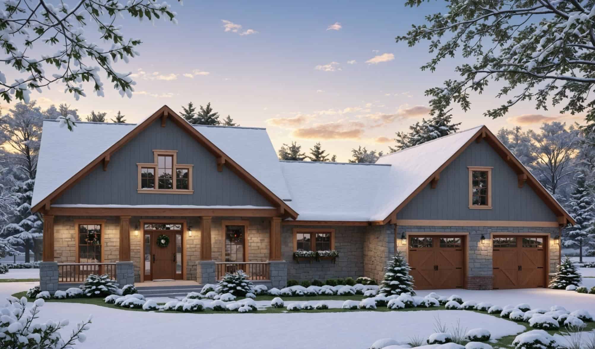 Home at Holidays of this 3-Bedroom,2060 Sq Ft Plan -141-1406