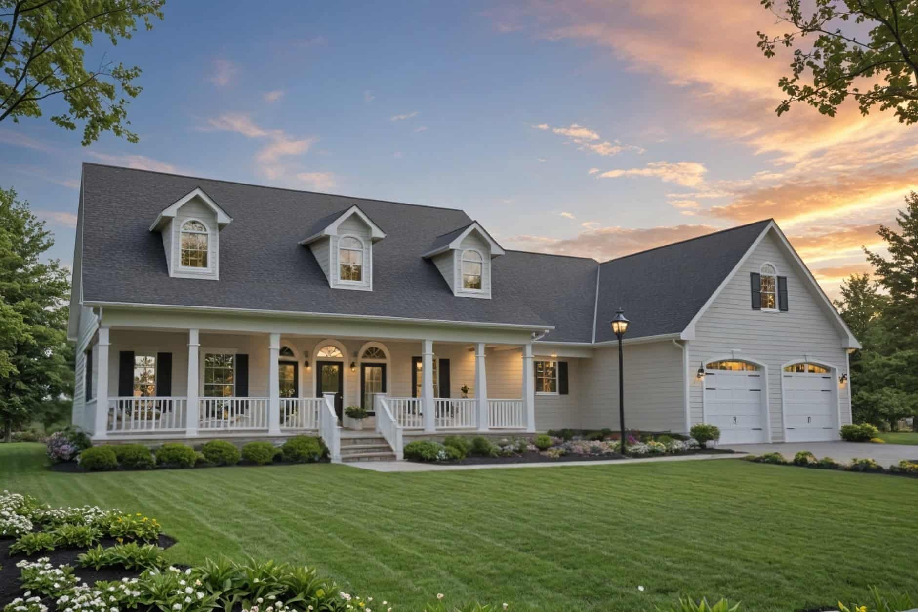 Front elevation of Country home (ThePlanCollection: House Plan #141-1428)