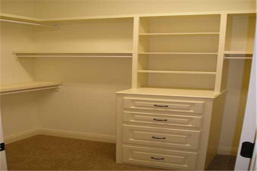 142-1002: Home Interior Photograph-Master Bedroom - Closet and Storage