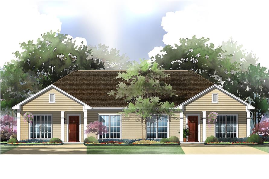 Duplex House  Plans  For Seniors 