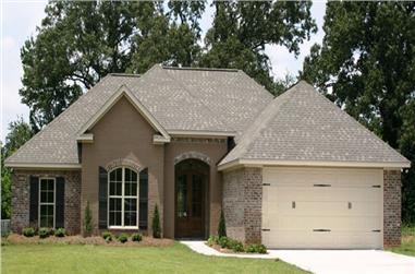4-Bedroom, 1750 Sq Ft Acadian House Plan - 142-1072 - Front Exterior