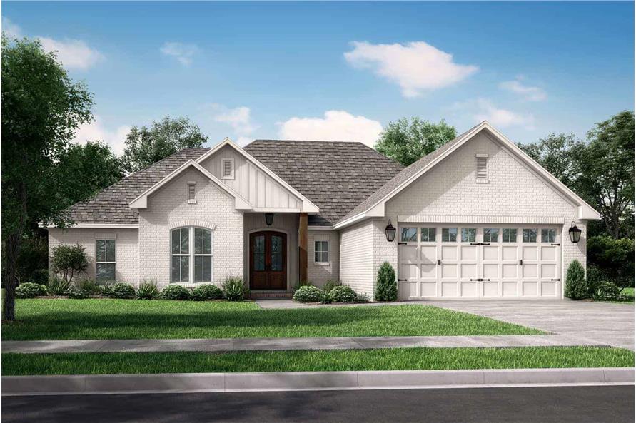 Front View of this 4-Bedroom, 1798 Sq Ft Plan - 142-1078