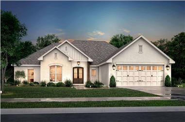 4-Bedroom, 1798 Sq Ft Ranch House Plan - 142-1078 - Front Exterior