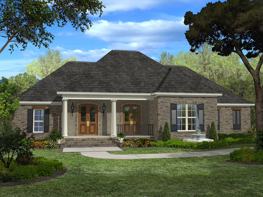  House  Plan 142 1098 4  Bdrm 2 400 Sq Ft European Home 