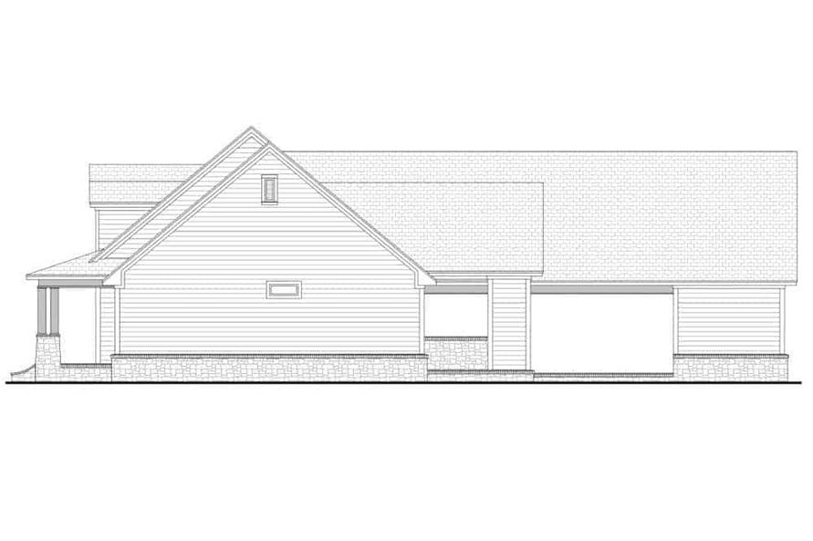 142-1131: Home Plan Right Elevation