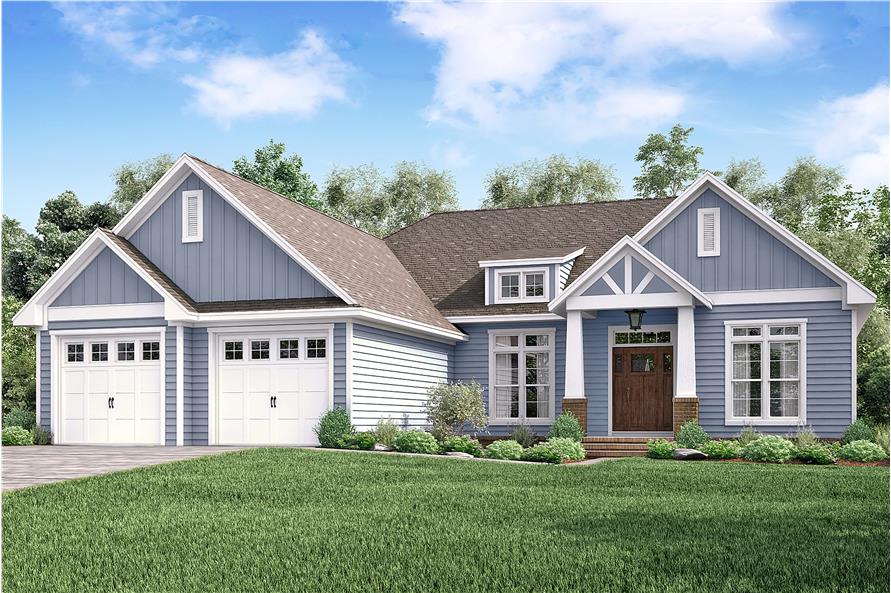 3 Bedrm 2275 Sq Ft Craftsman  Plan  142 1179