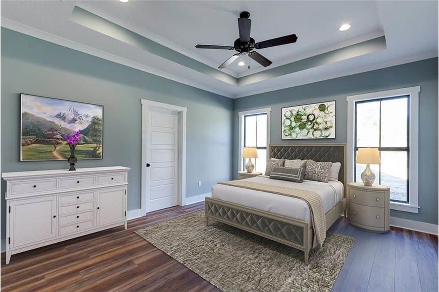 Master Bedroom of this 3-Bedroom,2077 Sq Ft Plan -2077