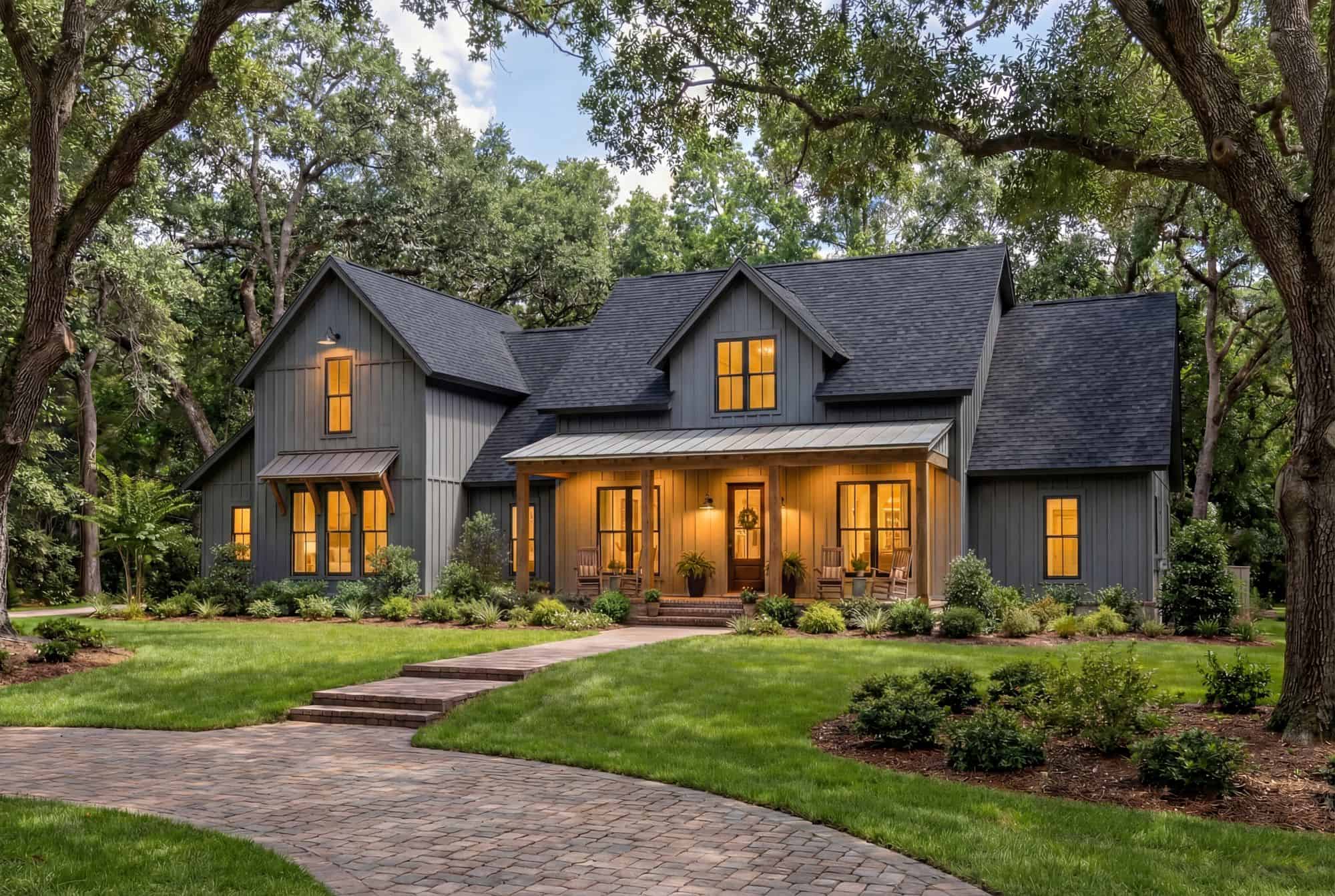 Home at Night of this 4-Bedroom,2742 Sq Ft Plan -142-1185