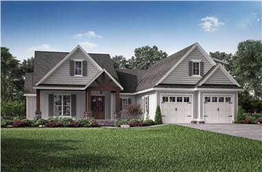 3-Bedroom, 2074 Sq Ft Farmhouse House - Plan #142-1210 - Front Exterior