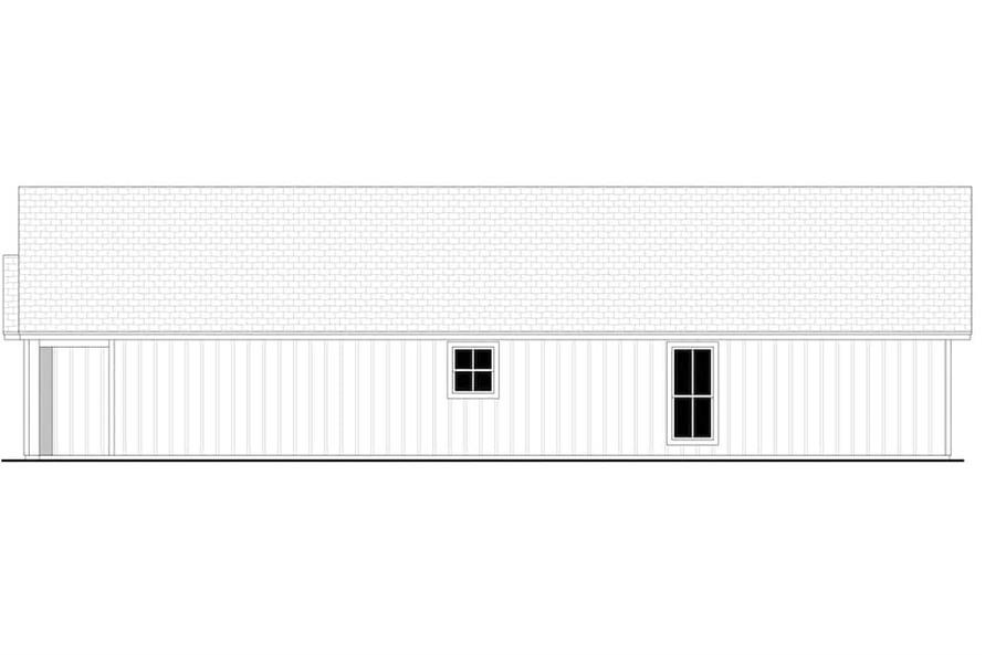 142-1221: Home Plan Right Elevation