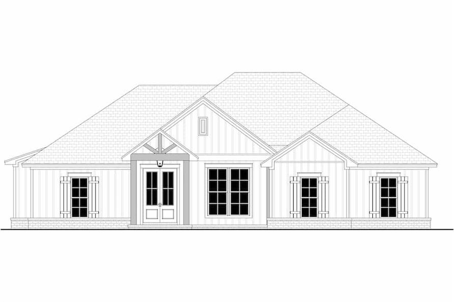 142-1222: Home Plan Front Elevation