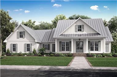 3-Bedroom, 2428 Sq Ft Farmhouse Home - Plan #142-1232 - Front Exterior
