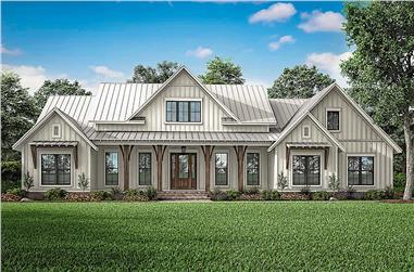 3-Bedroom, 2553 Sq Ft Farmhouse House - Plan #142-1233 - Front Exterior