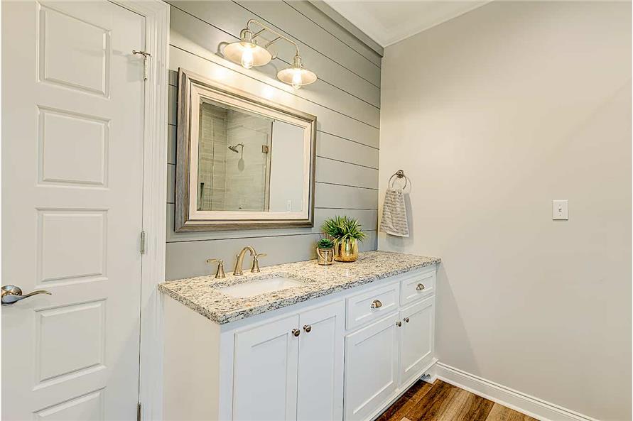 142-1237: Home Interior Photograph-Master Bathroom: Sink/Vanity