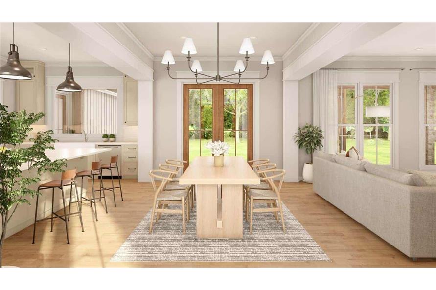 Dining Room of this 3-Bedroom,2589 Sq Ft Plan -142-1238