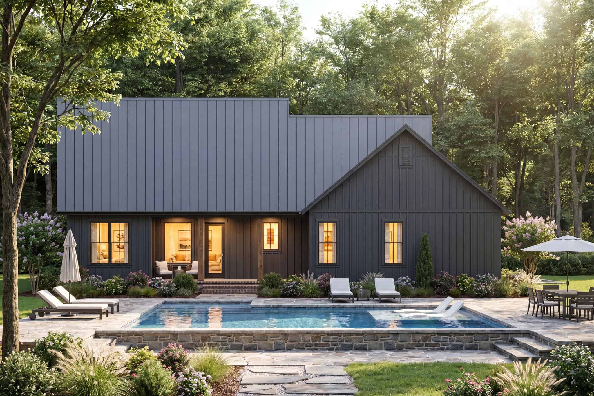 Front View of this 3-Bedroom,1740 Sq Ft Plan -142-1252