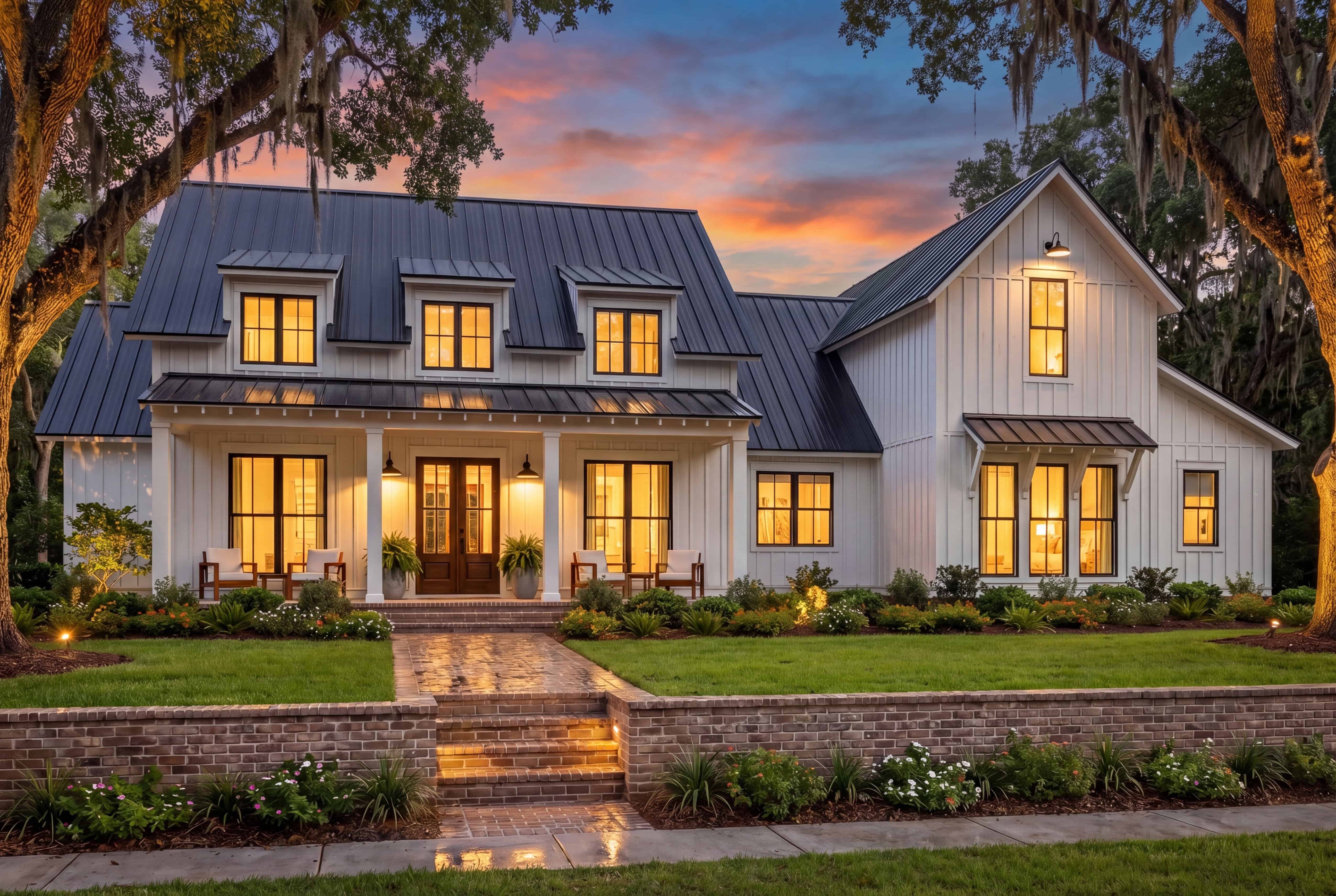 Home at Night of this 4-Bedroom,2989 Sq Ft Plan -142-1261