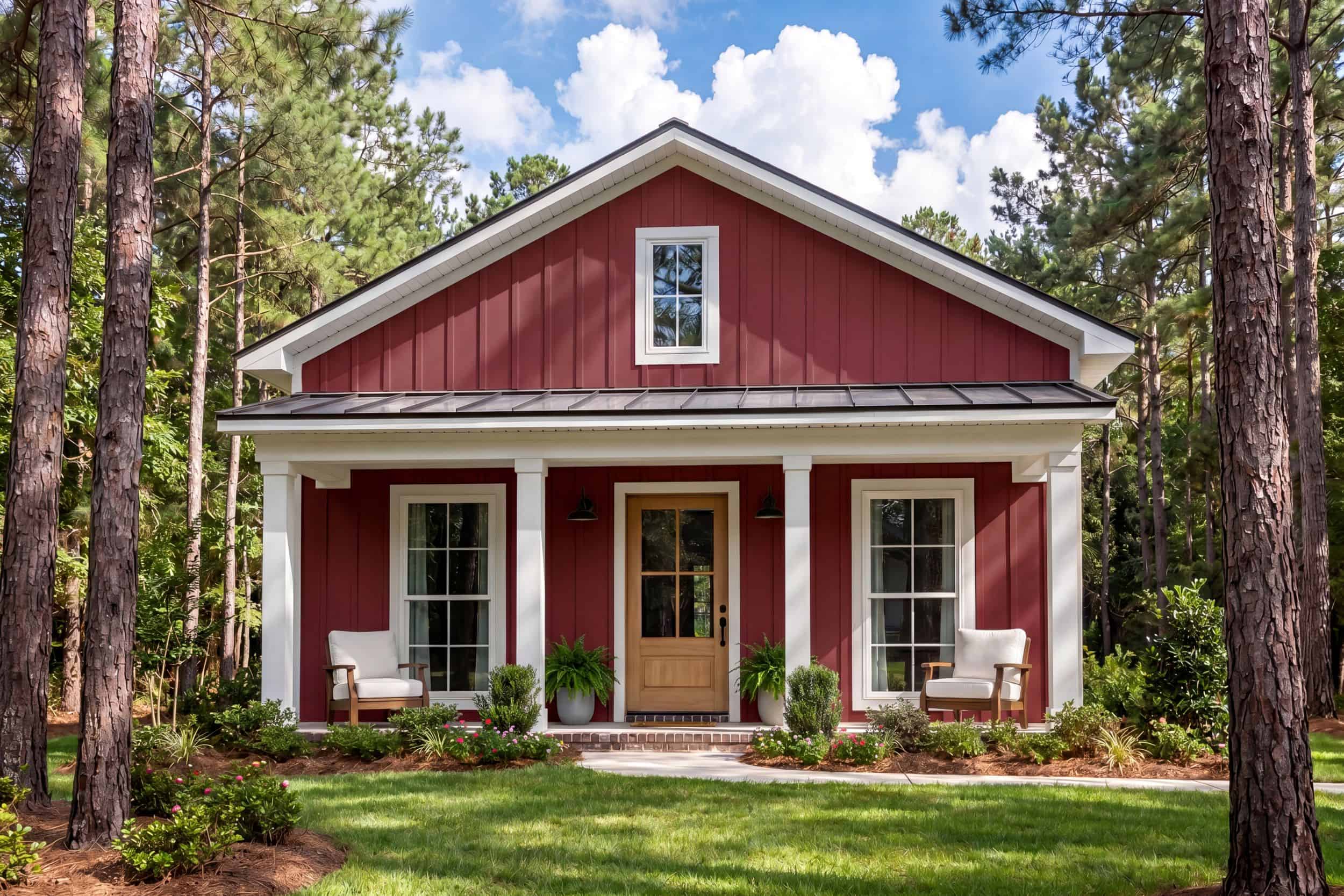 Front View of this 1-Bedroom,732 Sq Ft Plan -142-1268