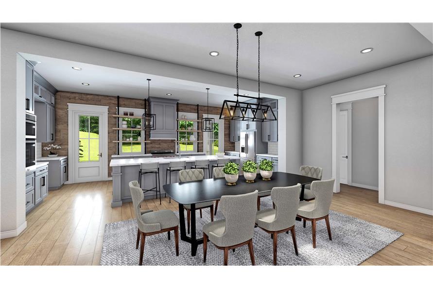 Dining Room of this 4-Bedroom,2992 Sq Ft Plan -142-1269