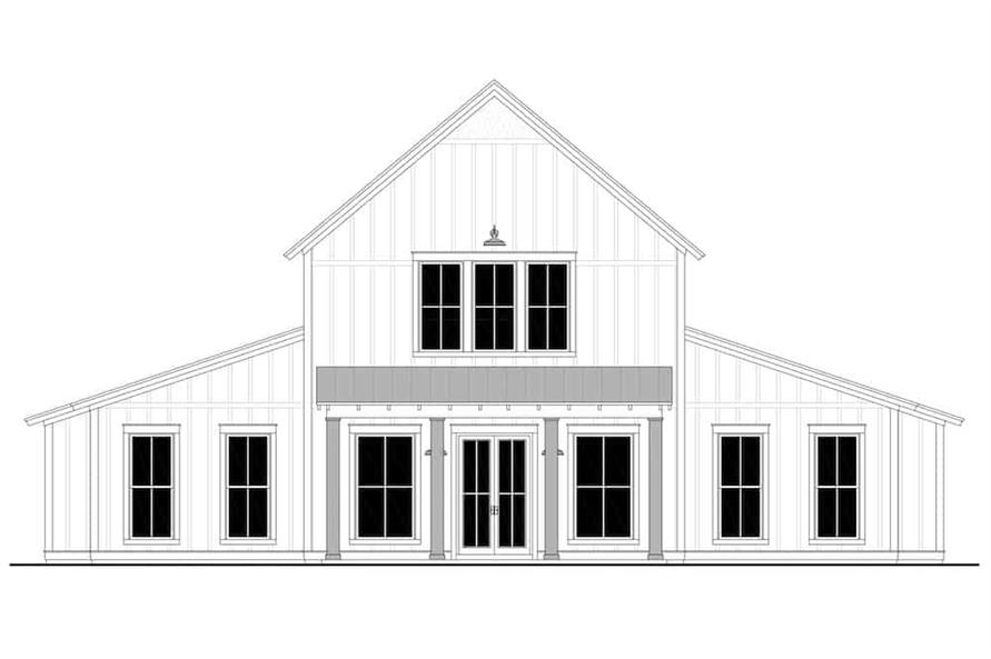 142-1269: Home Plan Front Elevation